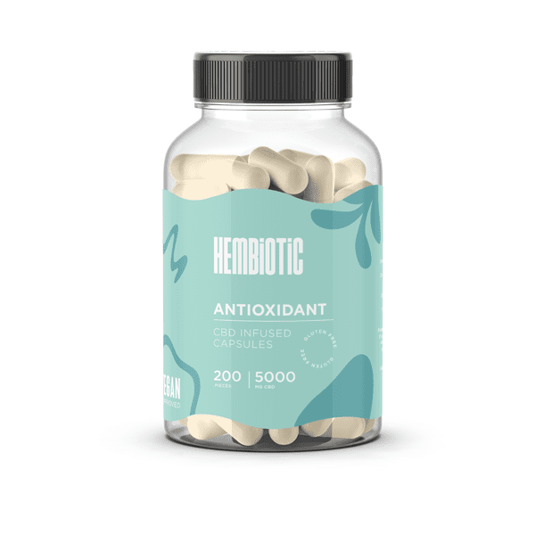 Hembiotic 5000mg Bulk Functional CBD Capsules - 200 Caps - Image 7