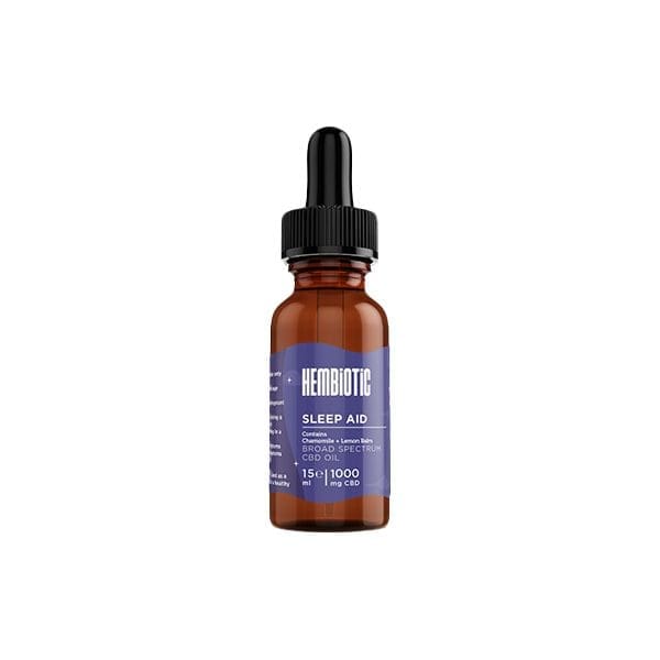 Hembiotic 1000mg Broad-Spectrum Functional CBD Oil - 15ml - Image 8