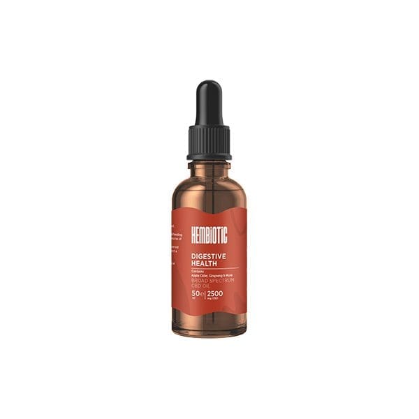 Hembiotic 2500mg Broad-Spectrum Bulk Functional CBD Oil - 50ml - Image 3