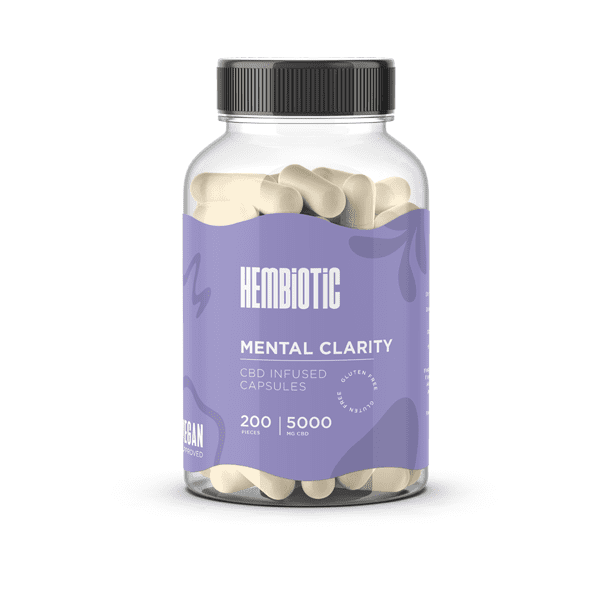 Hembiotic 5000mg Bulk Functional CBD Capsules - 200 Caps - Image 14