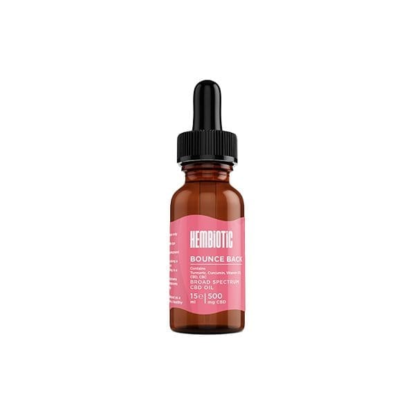 Hembiotic 500mg Broad-Spectrum Functional CBD Oil - 15ml - Image 4